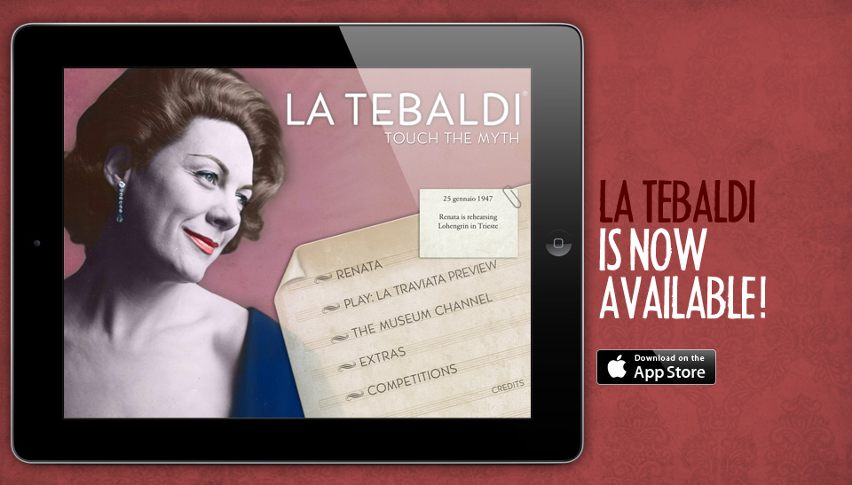 LaTebaldi is now available on the AppStore!